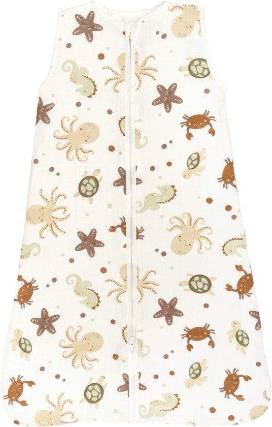Little Boo Icecream Slaapzak Hydrofiel Oatmeal 70cm Zomerslaapzak