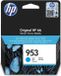 HP Cartouche d'encre, HP 953, cyan, original (F6U12AE)