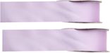 Merkloos / Sans marque Hobby/decoratie sierlint - 2x - satijn - lila paars - 1,5 cm/15 mm x 25 meter - cadeaulint