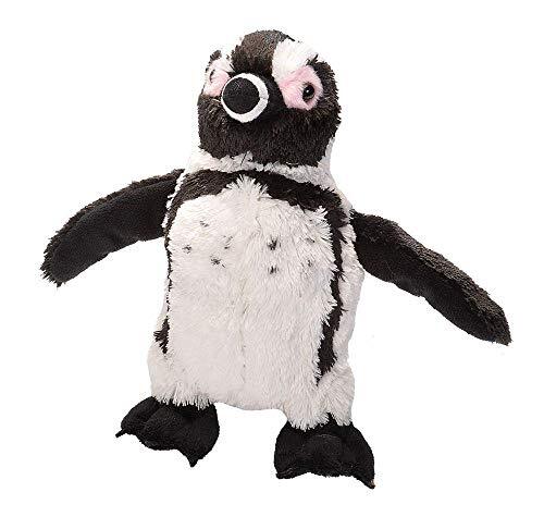 Wild Republic 19436 pluche brilpinguin, cuddlekins knuffeldier, pluche dier, 30 cm, zwart-wit