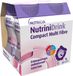 Nutricia NutriniDrink Compact Multi Fibre Aardbeiensmaak 4x125ml