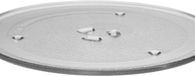 vhbw plateau micro-ondes compatible avec Samsung GE872XEN, GE87G/BAL, GE872-XEN micro-ondes - plateau avec fixation en Y, 28,8 cm, verre, transparent