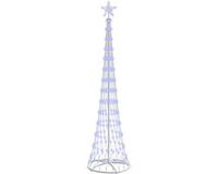vidaXL LED Kerstboom Blauw 250 cm Metaal