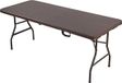 GUTEC Wan GmbH Vouwtafel 180 cm Bruin Kunststof/Metaal