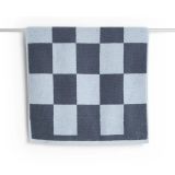 HAY Tapis de salle de bain Check 50x90 cm Steel blue