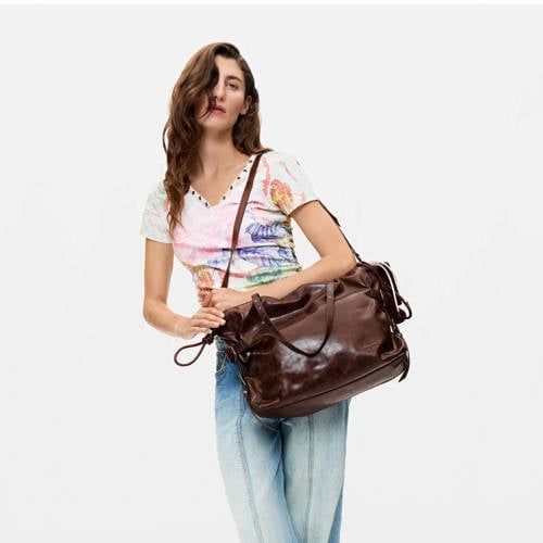 Desigual shopper bruin
