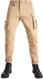 Pando Moto Desert Cargo Motorfiets Textiel Broeken Beige Maat 36/30 Mannen