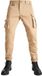 Pando Moto Desert Cargo Motorfiets Textiel Broeken Beige Maat 36/30 Mannen