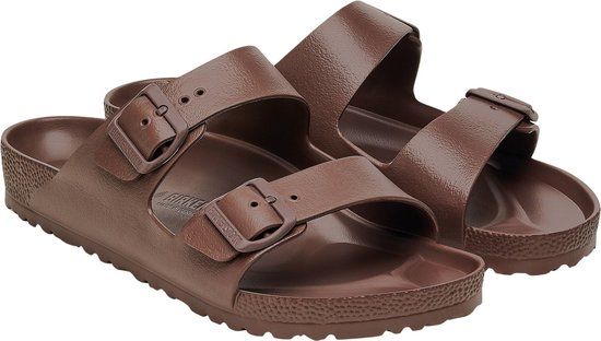 Birkenstock Arizona EVA Slippers - donkerbruin - Maat 43 - Unisex