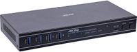 InLine KVM-schakelaar, 2-weg, HDMI, 4K60Hz, dubbele monitor, USB 3.2 hub