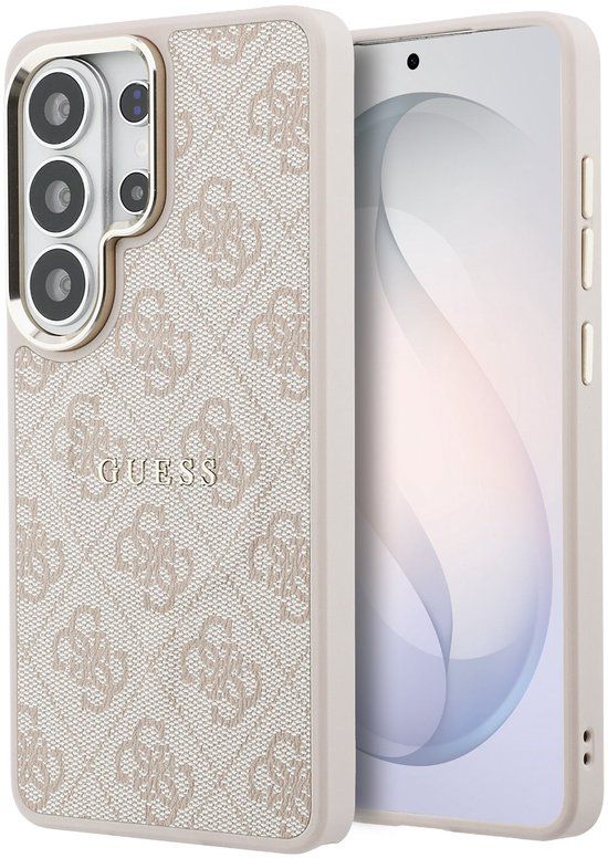 Guess Back Cover Samsung Galaxy S26 Ultra - PU Leer - Magsafe - Roze