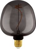 EGLO LED Lamp - E27 - Ø 12,5 cm - G125 - Zwart - 2000K - Dimbaar
