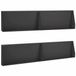 vidaXL Mur de soutènement - 4 pièces - 100 x 12 x 40 cm - Acier - Noir