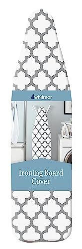 Whitmor Deluxe Ironing Board Cover and Pad - Medallion Gray