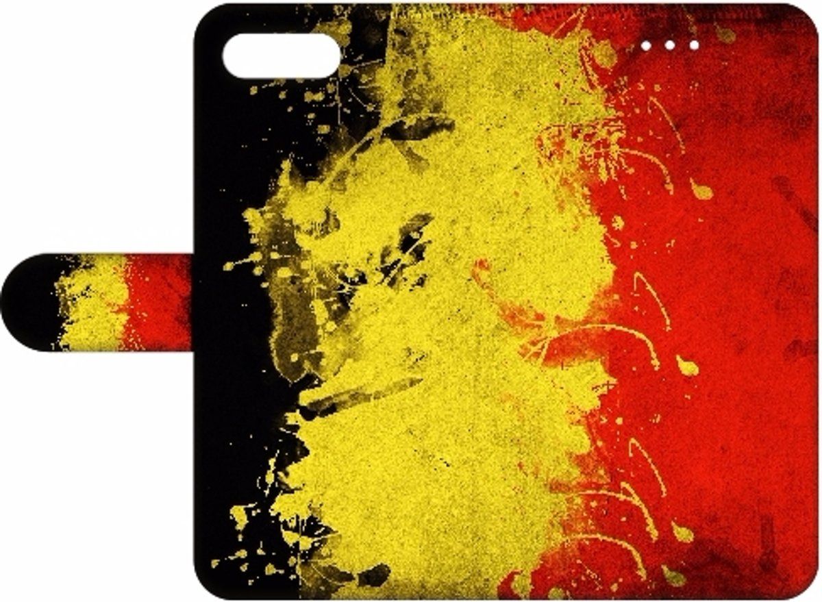 B2Ctelecom Apple iPhone 7 Plus / 8 Plus Uniek Design Belgische Vlag - 8718894353882