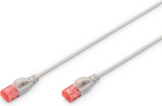 Digitus CAT6 UTP kabel 1 meter Grijs