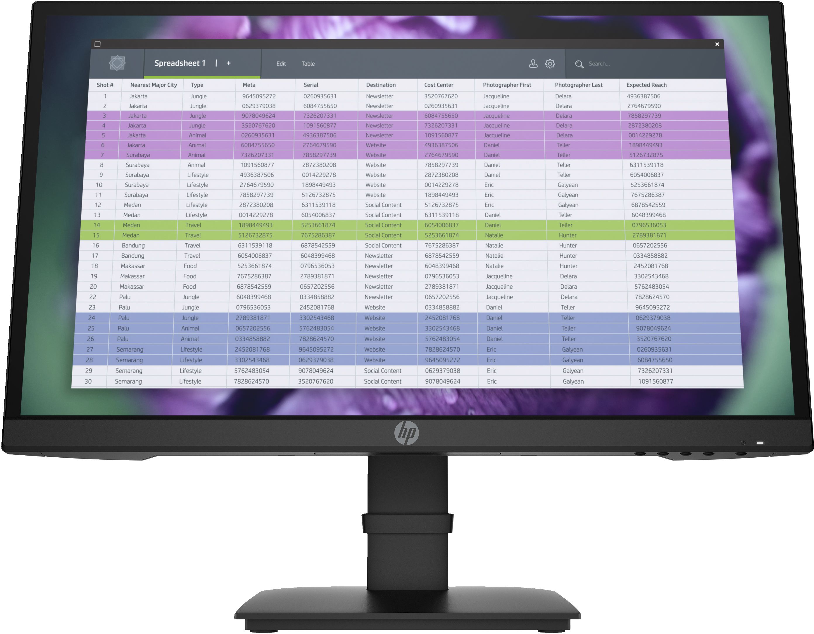 HP P22 G4 21.5" Full HD Monitor - IPS, 1920 x 1080, 60Hz, Black
