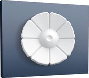 Orac decor P20 LUXXUS klein rozet 6.5 cm diameter hoekversiering voor wandlijsten