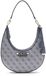 GUESS Lindsey Hobo Slate Logo bleu-gris sac bandoulière