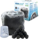 COIL Aqualoon Filterballen Zwart – Filter Type VI / S1 Vervanger – Spa Filter – Met Actieve Kool - Wasbaar & Herbruikbaar – Inclusief Filterzak