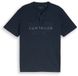 Tom Tailor Henley-T-shirt in used-look - Maat M - sky captain blue
