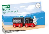 BRIO World - Sondereditionszug 2026 (Holz-Dampflok und Wagen) - Spielzeug-Zug in limitierter Edition - nur in 2026 erhältlich - Spielzeug ab 3 Jahren - 36140