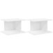 vidaXL - Nachtkastje - Set van 2 - Wit - 40 x 30 x 25 cm - Bewerkt hout