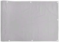 vidaXL Balkonscherm 400x120 cm PVC Grijs