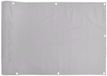 vidaXL Balkonscherm 400x120 cm PVC Grijs