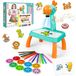 Projecteur de dessin animal pour enfants - Table de projecteur de dessin animal - Avec musique - 72 motifs - Pour enfants de 3 à 8 ans