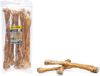 Beeztees Konijnenhuid Rol Met Haar 5 stuks - 35-45 cm - Natuurlijk - Kauwsnacks Hond