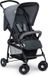 Luxiba Poussette canne sport légère, Jusqu'à 15 kg, Avec fonction inclinable, Petit pliable, Capote, Grand panier, Gris