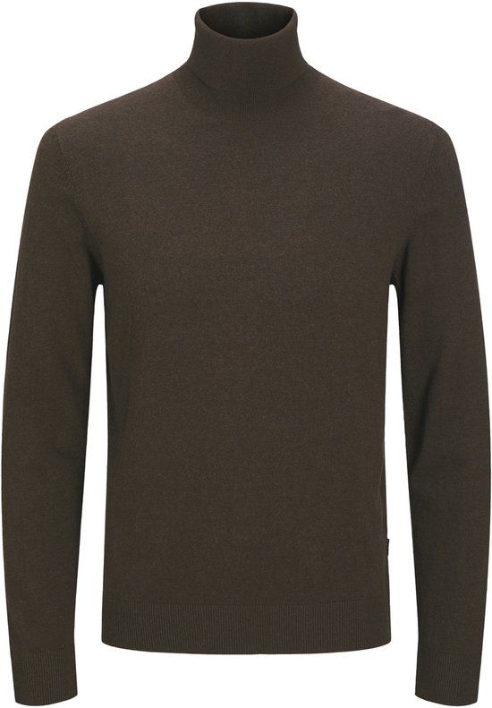 JACK&JONES JJEEMIL KNIT ROLL NECK NOOS - Mulch - M