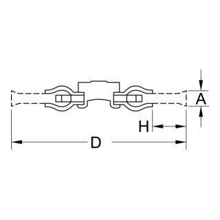 KS Tools roestvrij conische staaldraad ronde borstel, 0.5mm, Ø 115mm