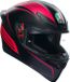 AGV K1 S E2206 Warmup Zwart/Roze Integraalhelm Maat XXL