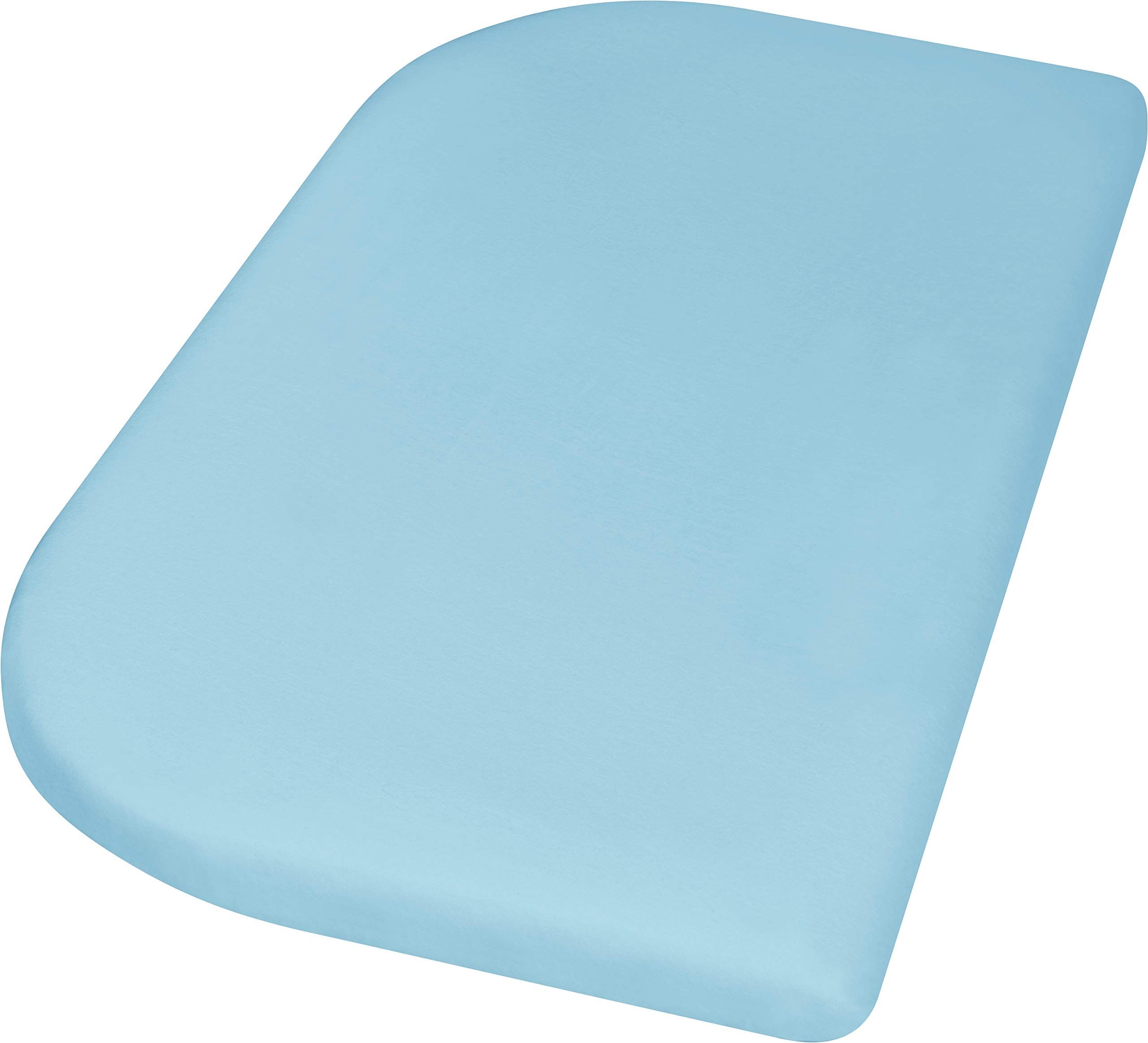 Playshoes Jersey hoeslaken 81x42 cm - Lichtblauw