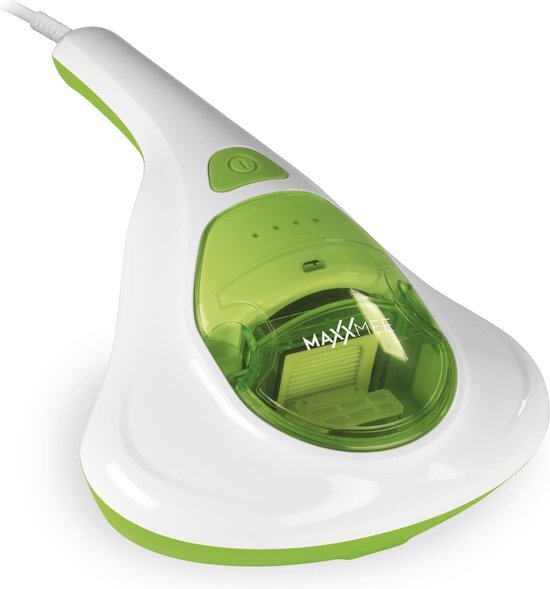MAXXMEE Mitben-handstofzuiger, anti-mijt-stofzuiger met UV-C-licht, reiniging en desinfectie in één stap, incl. HEPA-filter [matraszuiger]