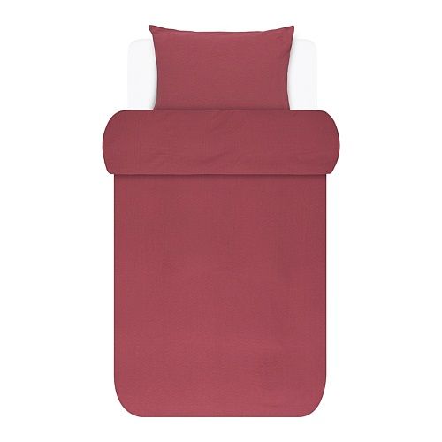 Marc O'Polo Kuva Dekbedovertrek 140x220 - Soft Red - Katoen - Rood