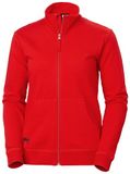 Helly Hansen Manchester Dames Sweatshirt met Ritssluiting Alert Red XXL