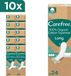 Carefree Organic Long inlegkruisjes van 100% biologisch katoen, hypoallergeen en dermatologisch getest, natuurlijk fris gevoel en zacht voor de huid, 10x24 stuks