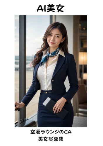 AI美女 空港ラウンジのCA美女写真集