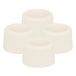 Benson Deurbuffers / deurstoppers rubbers - 4x - wit - 30 x 25 mm - met schroefbevestiging