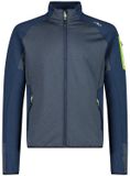 CMP Fleece CMP Mannen 2XL Blauw Polyester Jas
