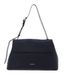 COCCINELLE Leren schoudertas Fern Shoulder Bag Grained Leather Midnight Blue bleu foncé