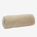 Madam Stoltz Fluwelen Bolsterkussen Rond 20x50cm Taupe