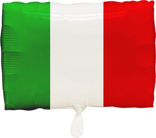 Folieballon Italiaanse vlag - 30 x 40 cm - 5 stuks