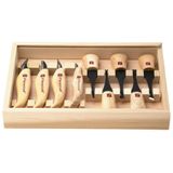 Flexcut KN700 Deluxe Palm & Knife Set