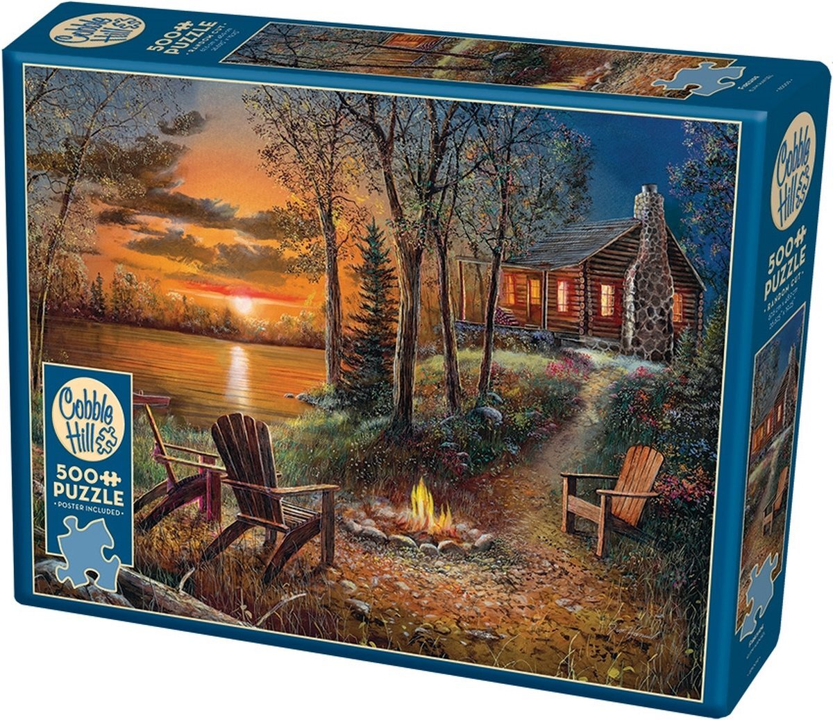 Cobble Hill legpuzzel 500 stukjes Fireside