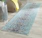 Safavieh Gewassen tapijt modern patroon, MNC208, geweven polypropyleen modern 2'2" x 6' blauw/meerkleurig.