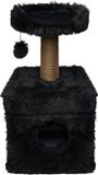 Topmast Krabpaal Fluffy Lima - Antraciet - 39 x 39 x 72 cm